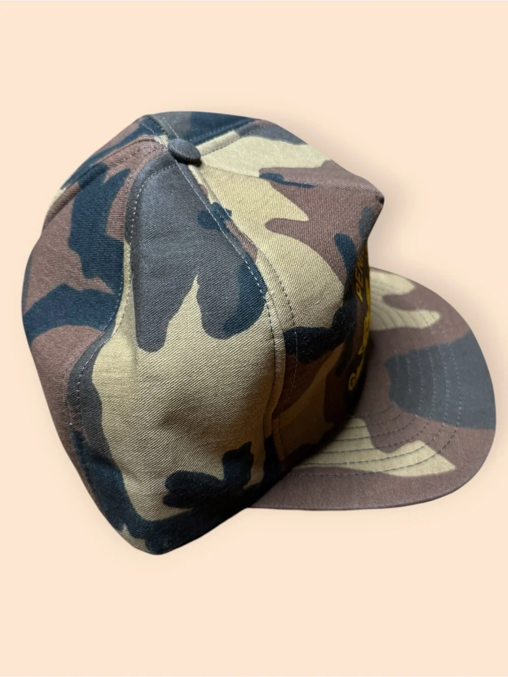 Vintage 1980s Pennsylvania Game Commission SnapBack Hat Camo Vtg 80s